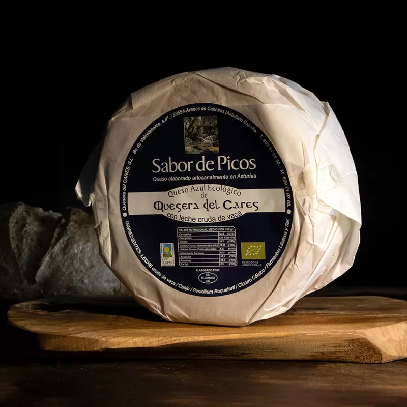 QUESO AZUL ECOLÓGICO SABOR DE PICOS